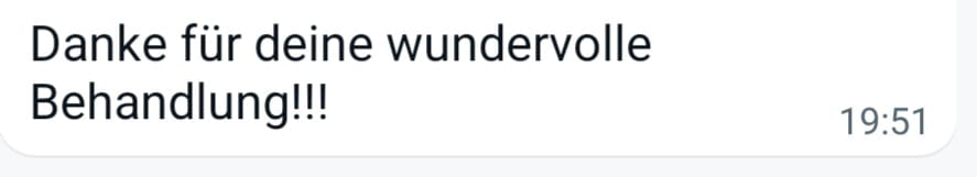 Balance Rückmeldung